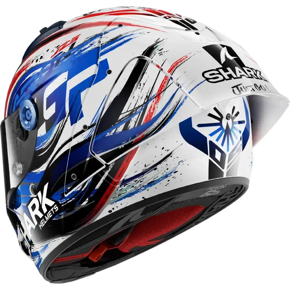Kask motocyklowy z pełną twarzą Shark Aeron-GP FIM Racing Replica Zarco Signatur 3/3