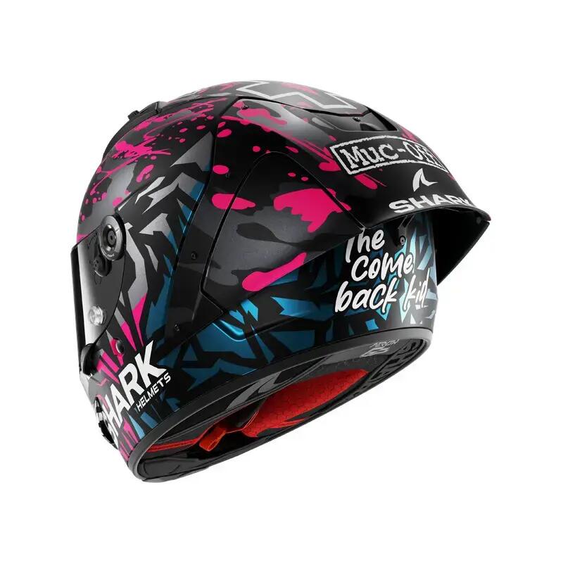 Full face motorcycle helmet Shark Aeron-GP FIM Racing #2 Replica Redding Mat 3/3