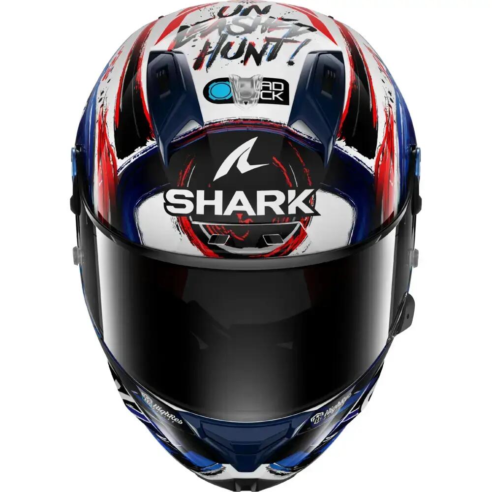 Kask motocyklowy z pełną twarzą Shark Aeron-GP FIM Racing Replica Zarco Signatur 2/3