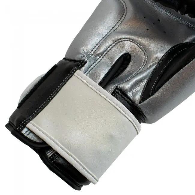 Guantes de boxeo - Rebel - Negro/Gris/Blanco 6/7