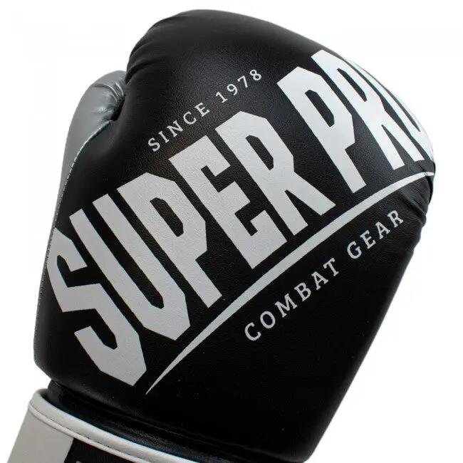 Guantes de boxeo - Rebel - Negro/Gris/Blanco 5/7