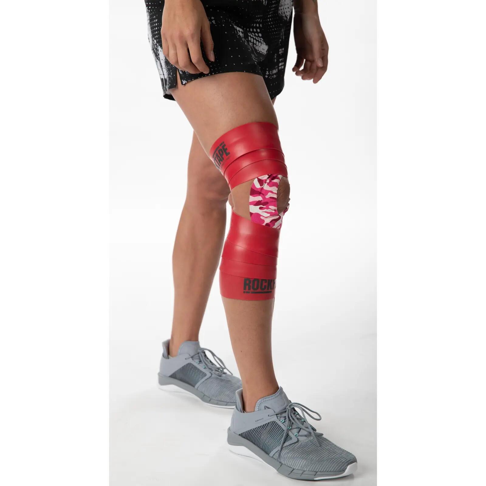 Bande de floss - Sport - RockFloss 5 cm - Latex - Rouge 3/4