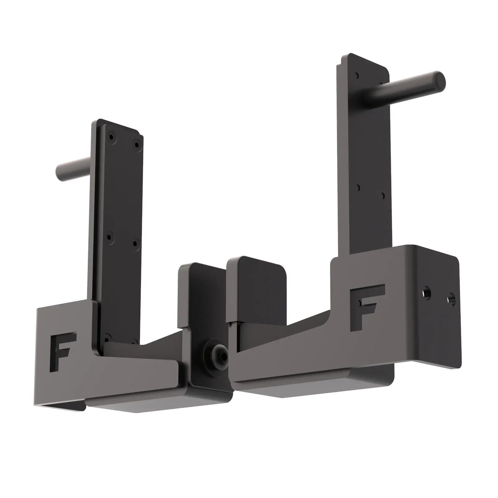 J-hooks - Musculation - Acier 6-gauge - Hybrid - Noir 3/4