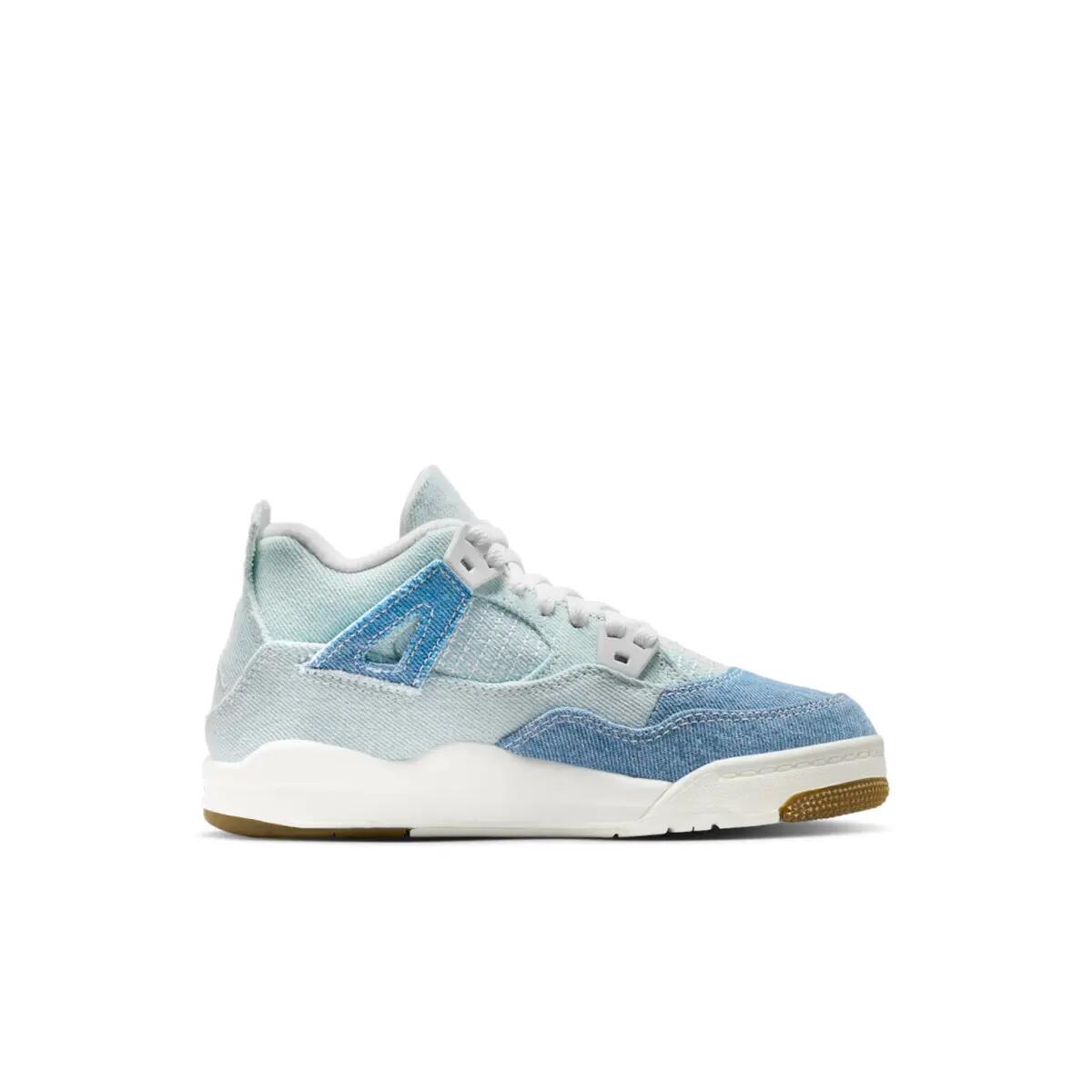 Jordan 4 Retro TEX Denim Worn Blue (PS) 2/3