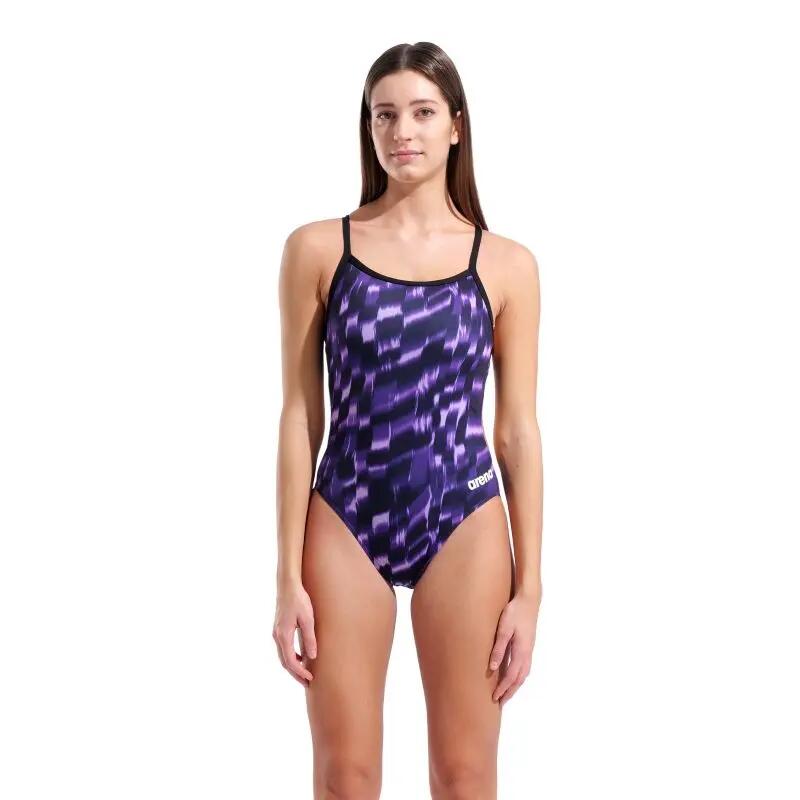 Costum de baie damă Arena Wave Swim Challenge Back 5/7