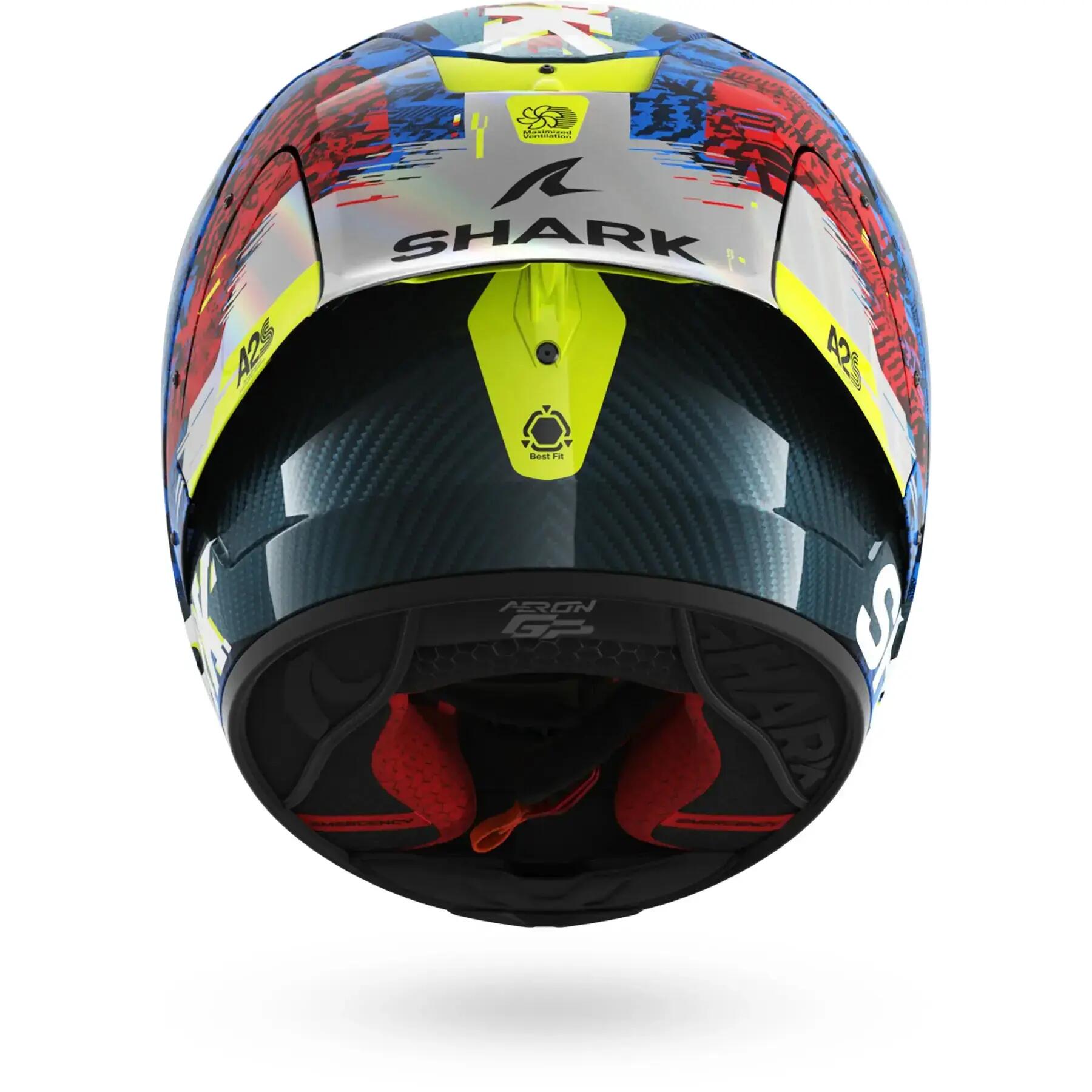 Kask motocyklowy z pełną twarzą Shark Aeron-GP FIM Racing #2 Speed-Vib 4/4