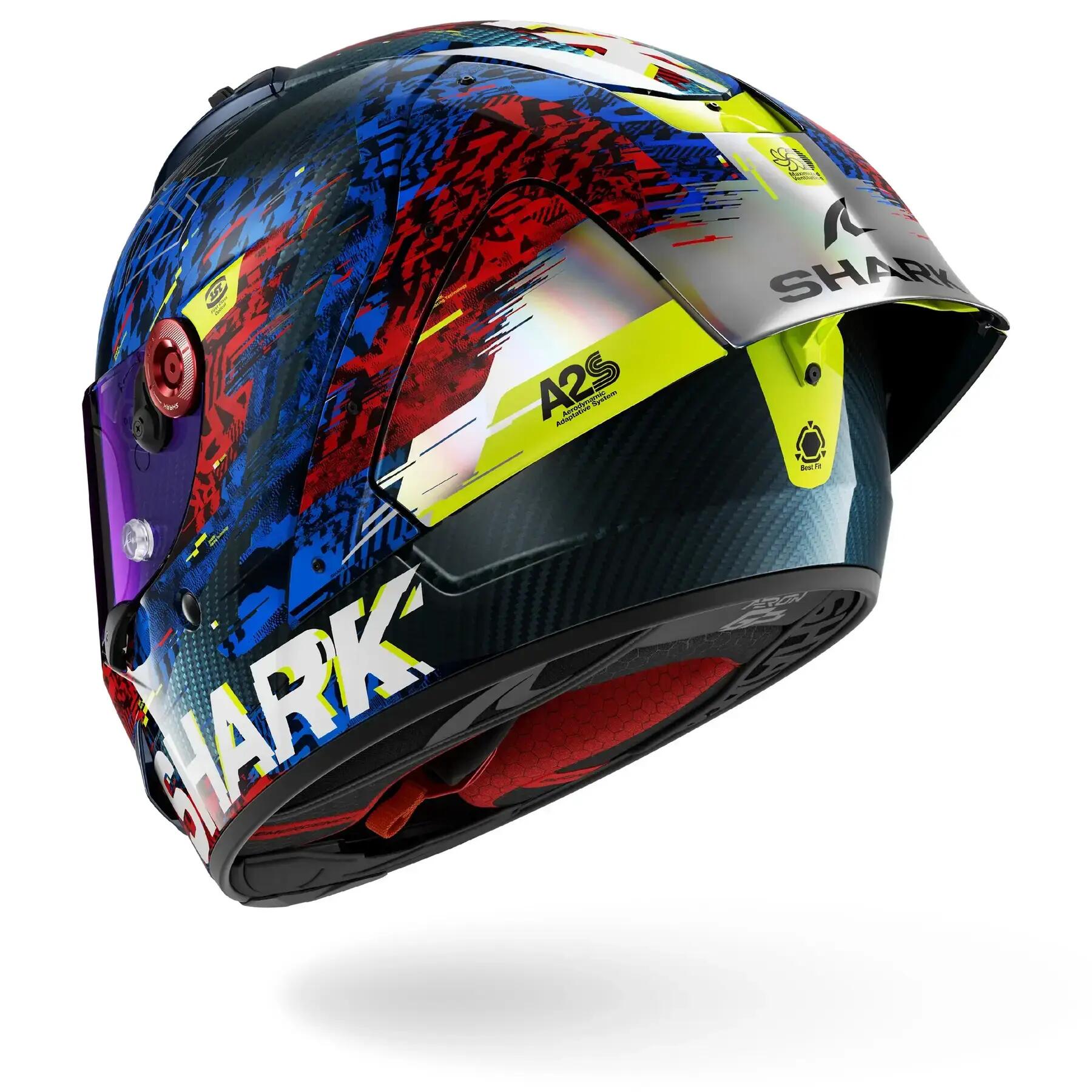 Kask motocyklowy z pełną twarzą Shark Aeron-GP FIM Racing #2 Speed-Vib 3/4