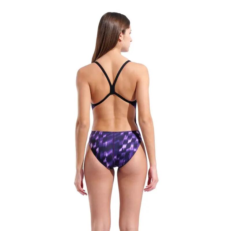 Costum de baie damă Arena Wave Swim Challenge Back 3/7