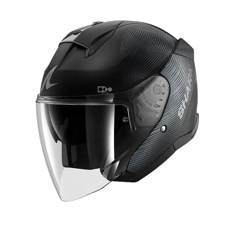 Kask motocyklowy Jet Shark Skwal Jet SP Lyne Mat 3/3