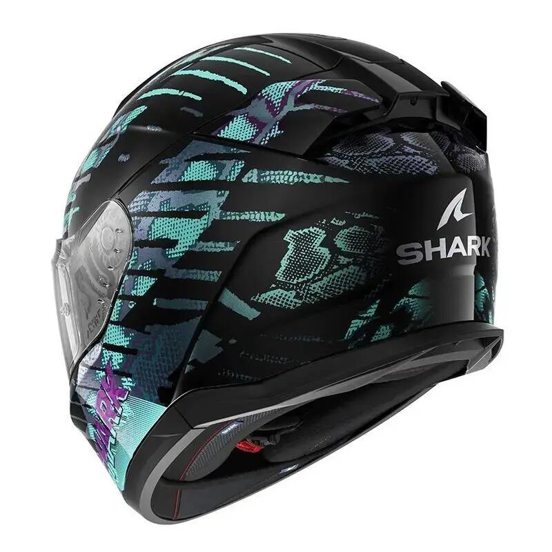 Kask motocyklowy z pełną twarzą Shark D-Skwak 3 Reptaia Mat 3/3