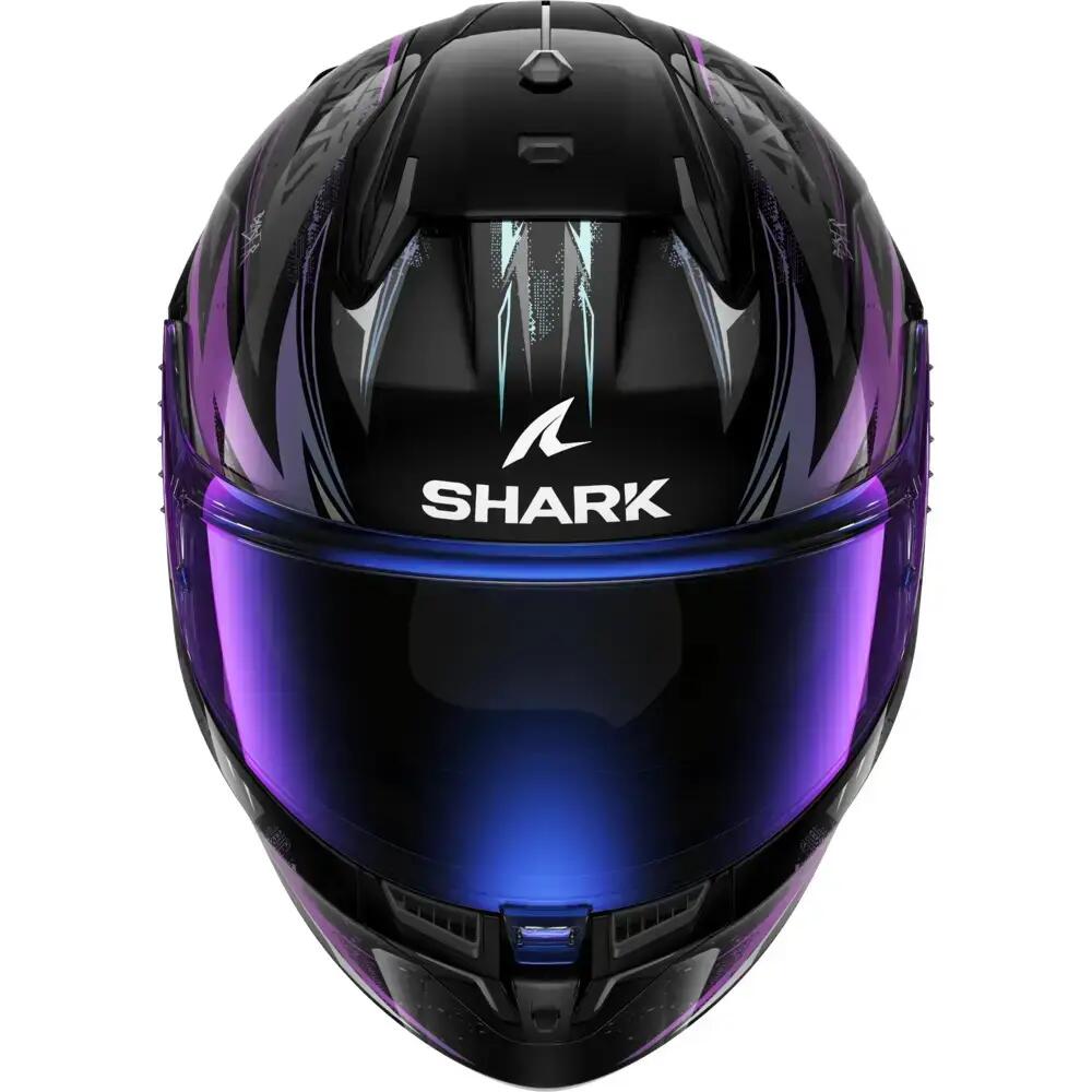 Volle motorhelm Shark D-skwal 3 Blast-R 2/3