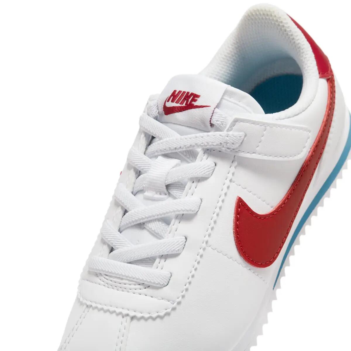 Nike Cortez EasyOn White Varsity Blue Varsity Red (PS) 6/6