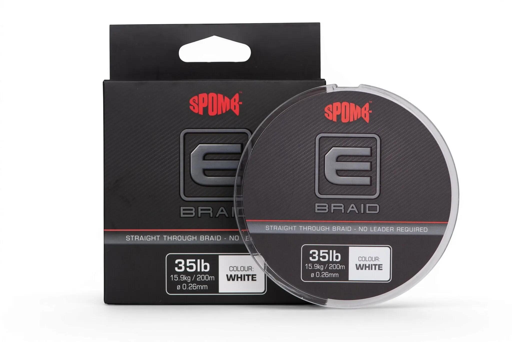 Spomb E Braid 0,26 mm 35 lb 200 m Blanc 2/3