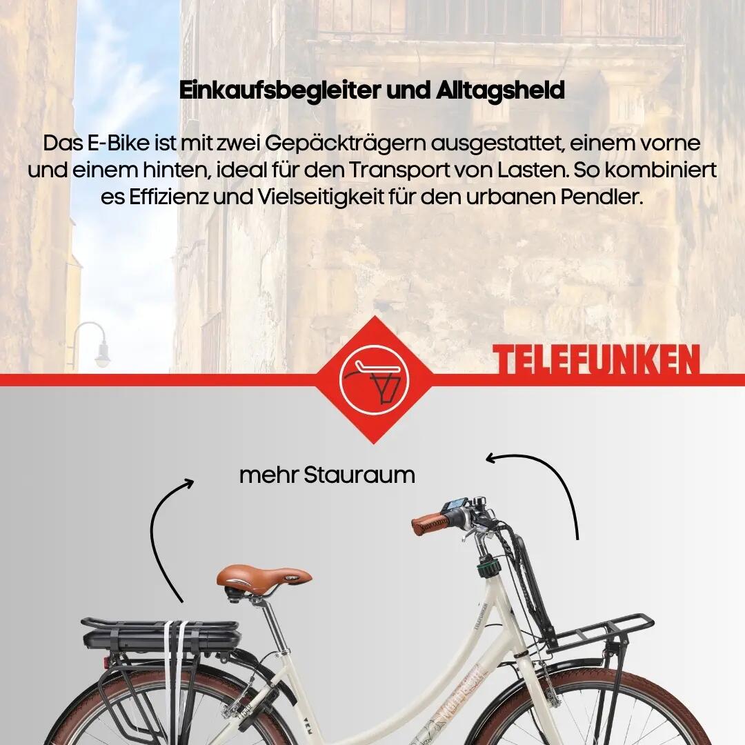 E-Bike RT540 28 Zoll 7-Gang Pedelec City Retro Elektrofahrrad 7/7