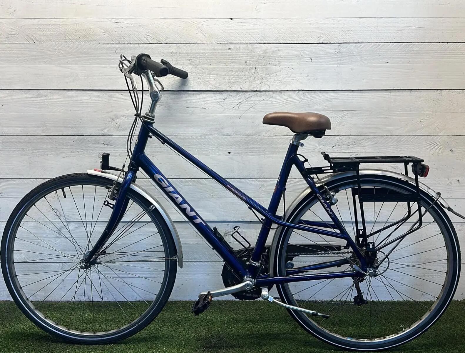 Second Life - Gereviseerd Giant stadsfiets bike, blauw 2/2