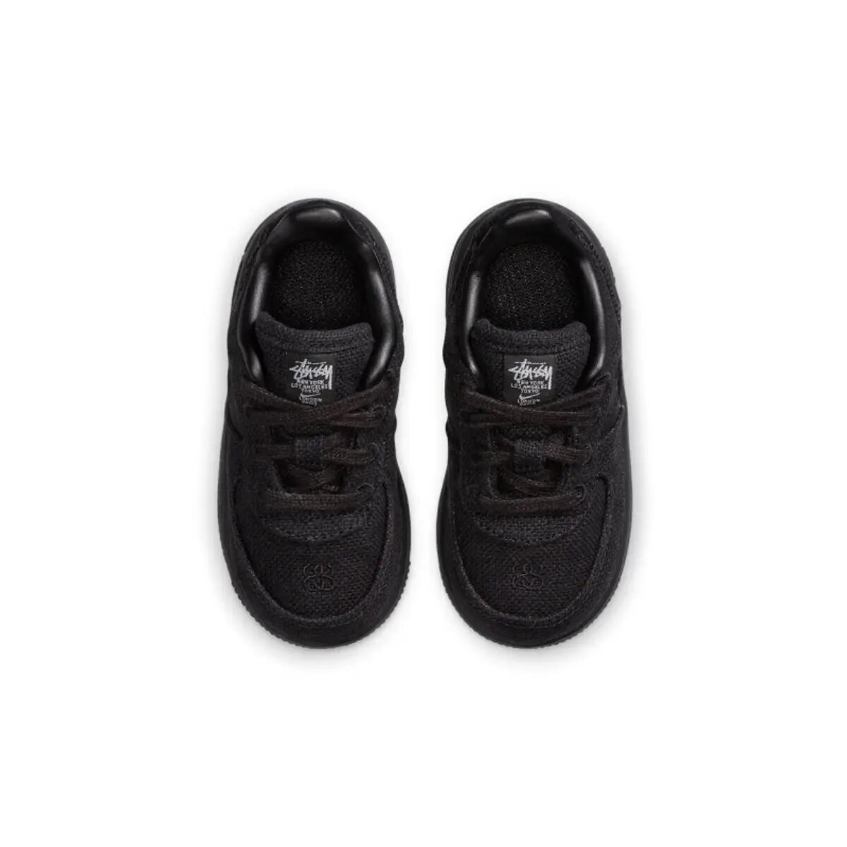 Nike Air Force 1 Low Stussy Black (TD) 4/6
