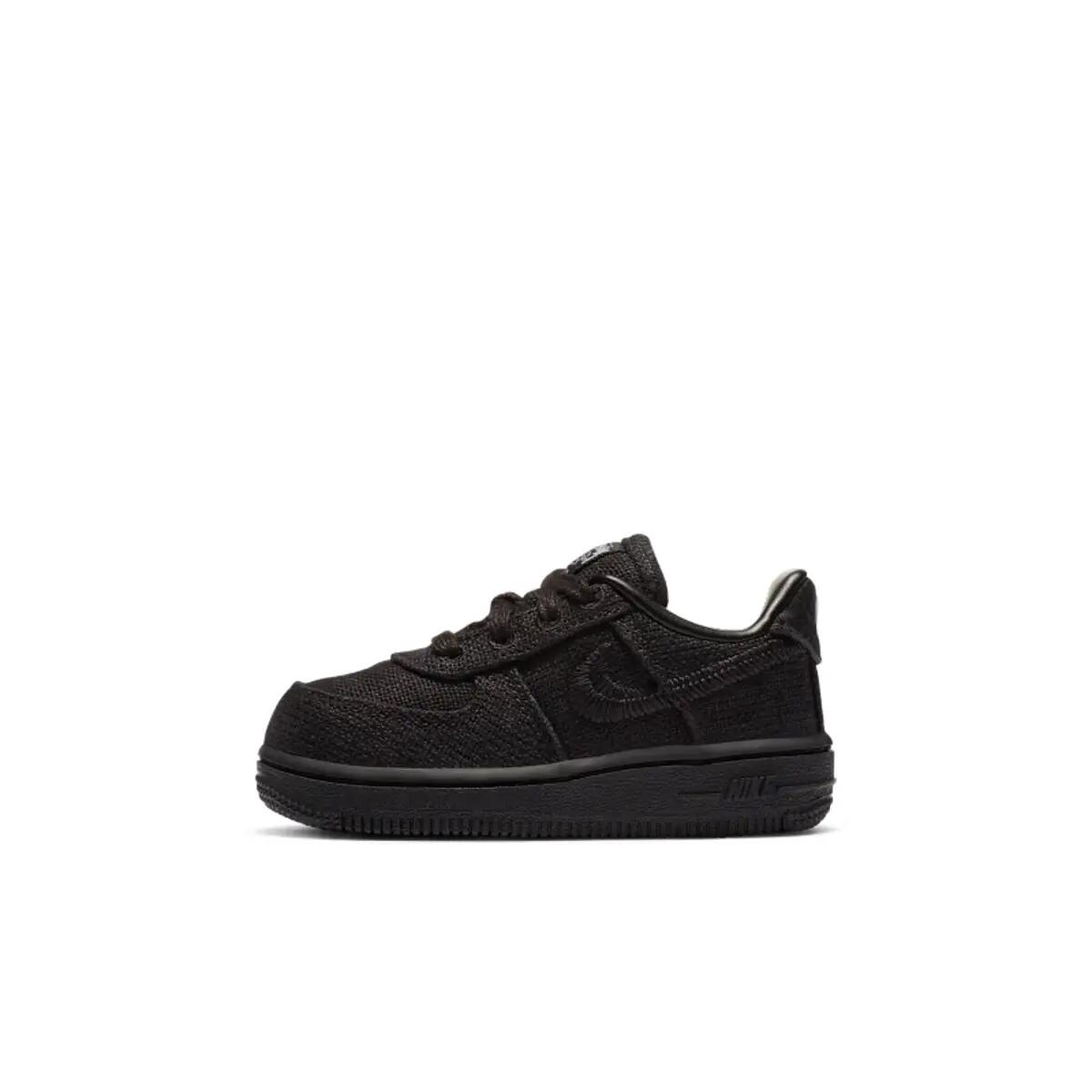Nike Air Force 1 Low Stussy Black (TD) 2/6