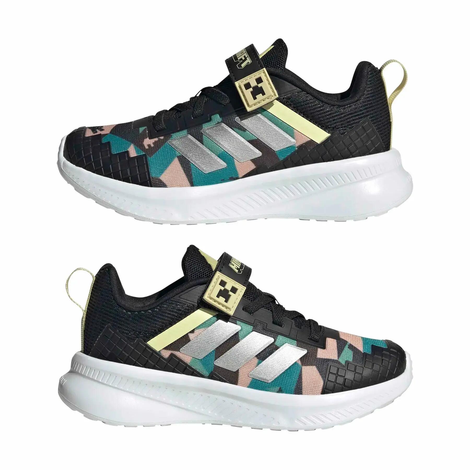 Baskets mini enfant adidas Minecraft Fortarun 4.0 3/8