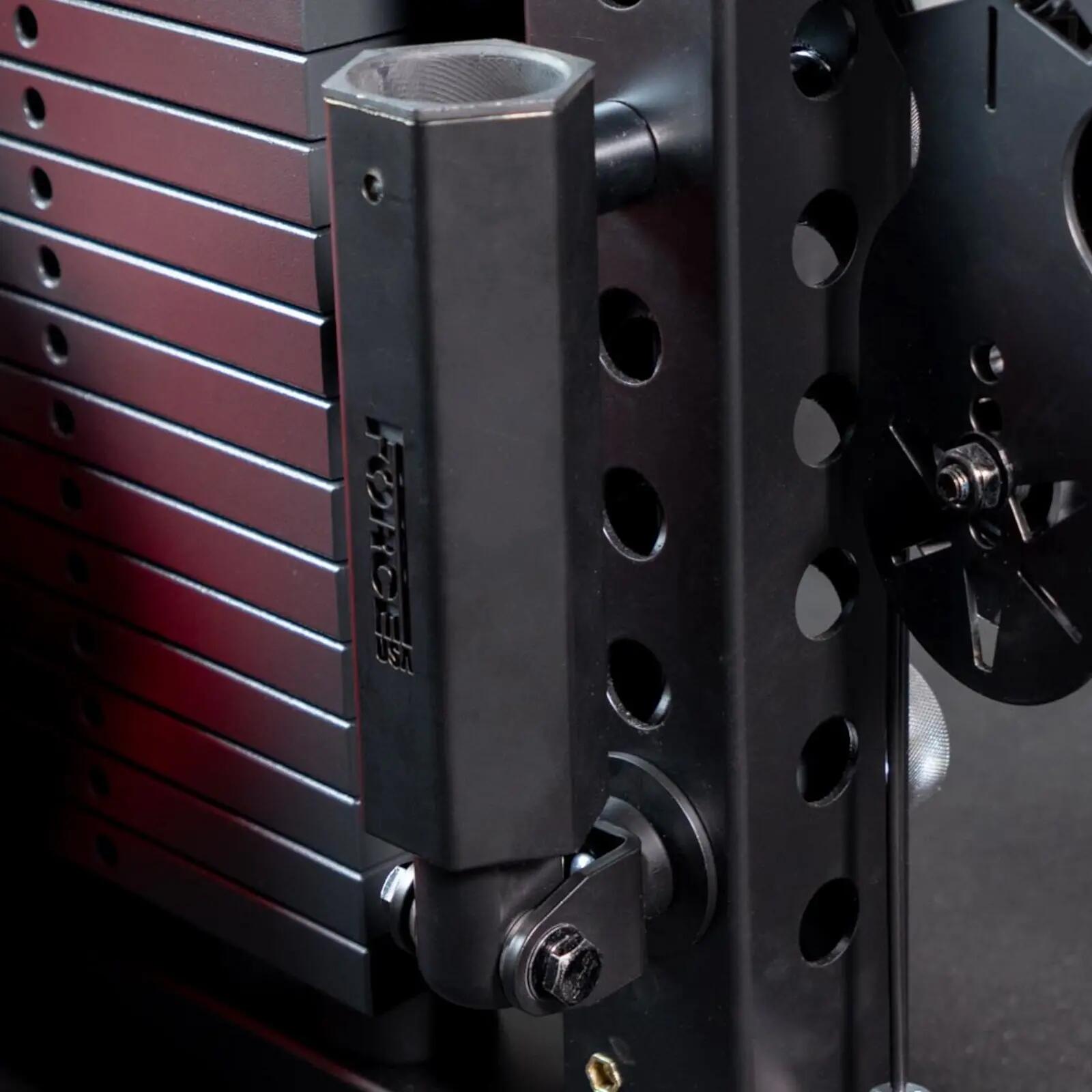 Landmine - Musculation - Force USA Magnetic - Magnétique, hexagonale - Noir 3/4