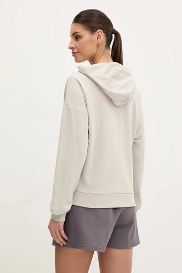 Sweat à capuche - Femme - Adidas Essentials - Beige