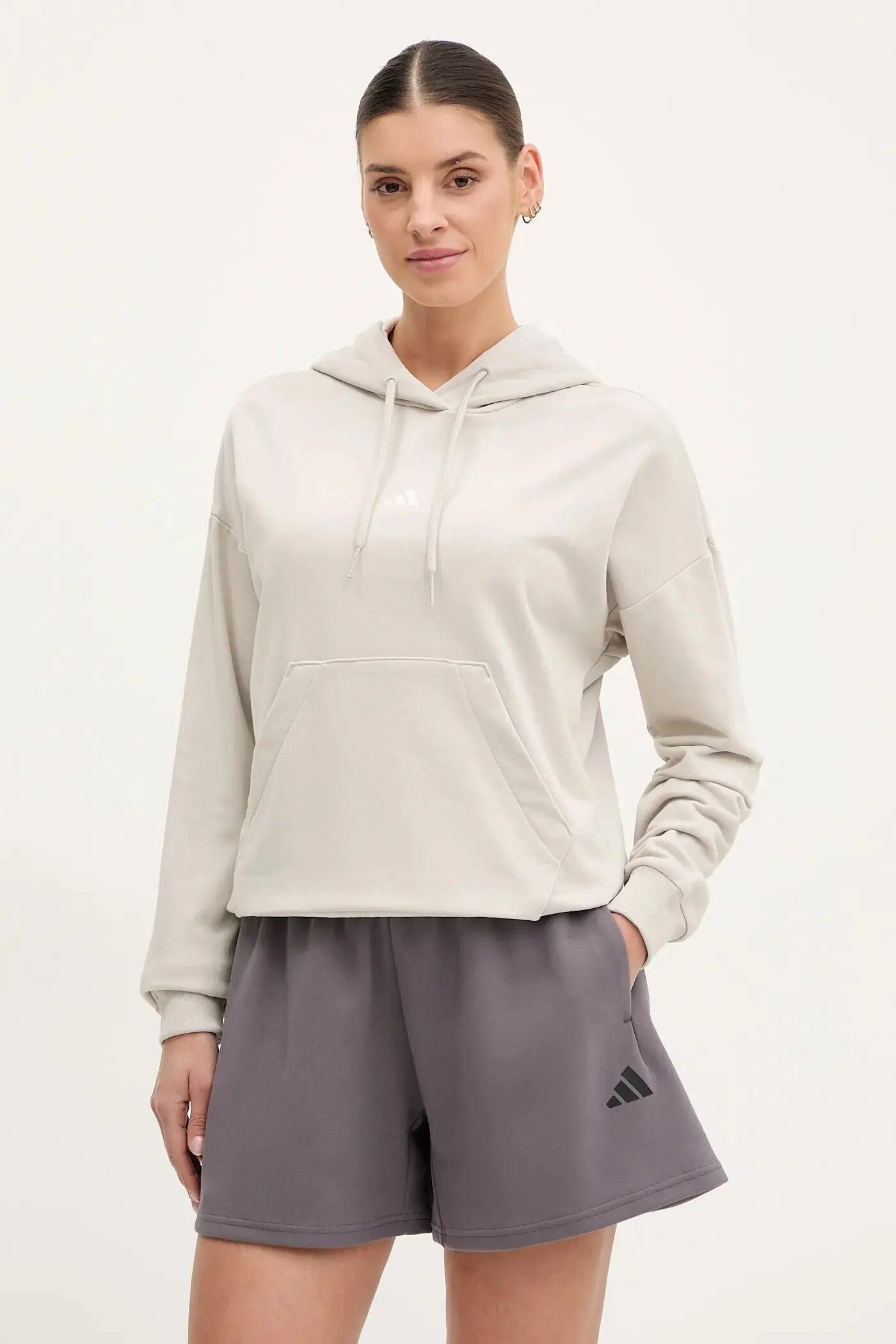 Sweatshirt com capuz - Senhora - Adidas Essentials - Bege 7/7