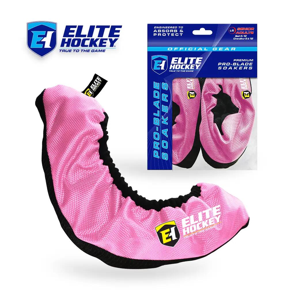 ELITE HOCKEY Pro-Blade Soaker Roz neon Large / Senior 6-12 adulți Accesoriu