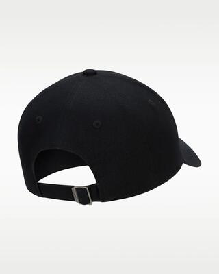 Cappello - cotone visiera curva - Nike Club - nero