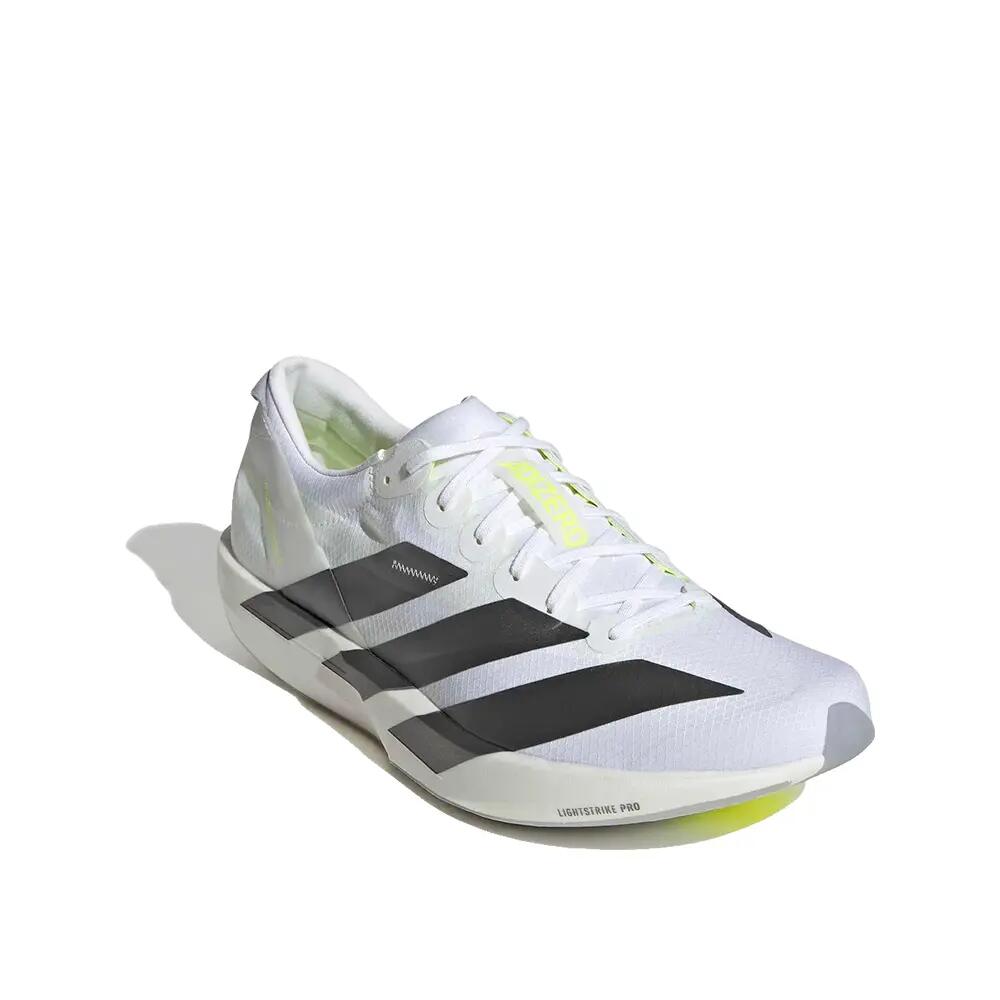 Chaussures de course adidas adizero adios 9 Blanc/Gris/Jaune 2/8