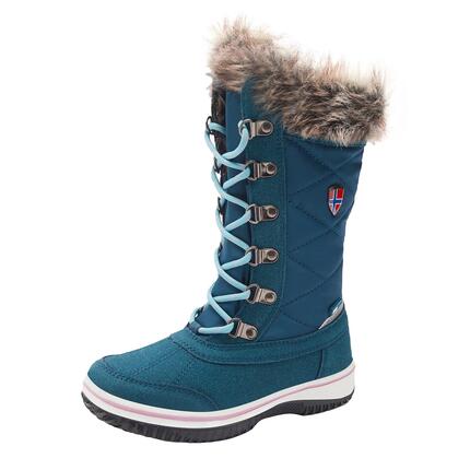 Chaussures après-ski Holmenkollen filles bleu marine/menthe