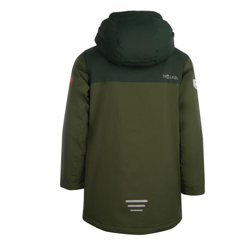 Parka pour enfants Gudvangen vert forêt