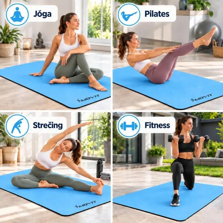 Fitness podložka na jógu a cvičení 5/7