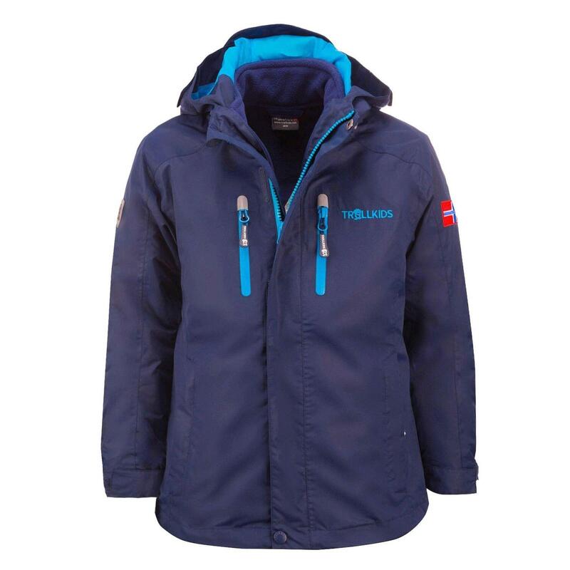 Veste 3en1 enfant Myrdal PRO bleu marine / bleu moyen