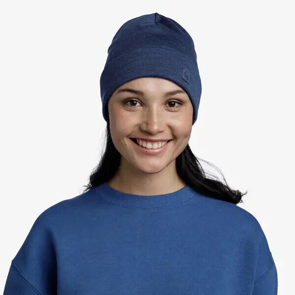 Gorro grosso de lã merino Buff Solid 3/4