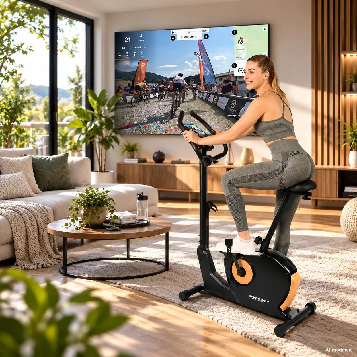 Heimtrainer für Zuhause - tiefer Einstieg - leise - Pulsmessung - 120kg  ET 3.1 7/7