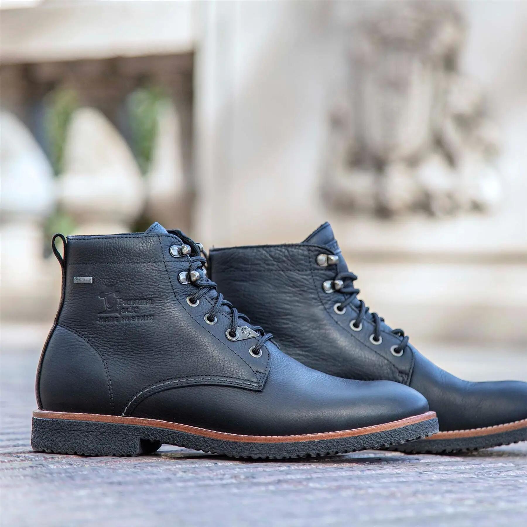 Panama Jack Mens Glasgow GTX Waterproof Leather Ankle Boots 6/9