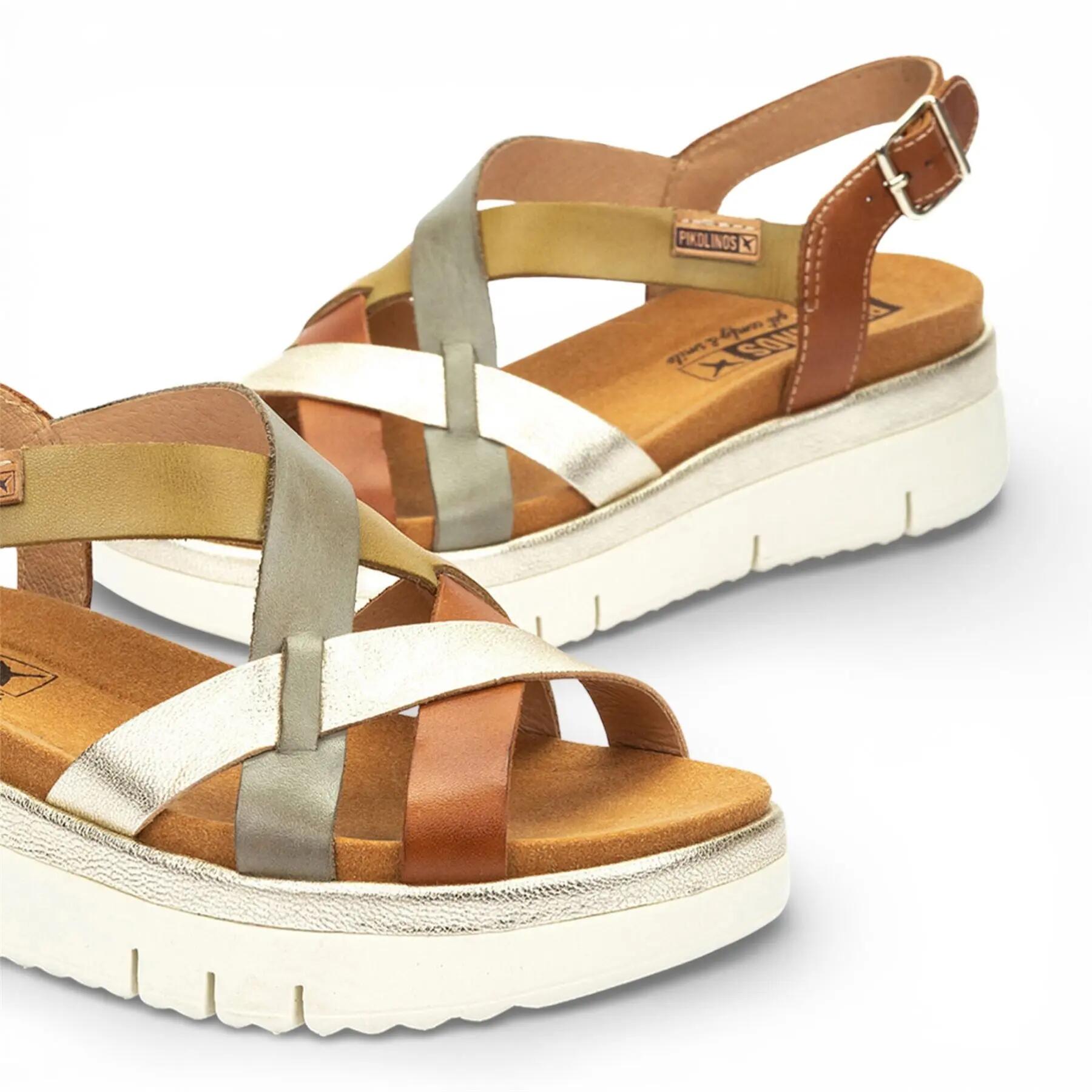 Flache Sandalen Damen Pikolinos W4n-0650 Braun 6/8