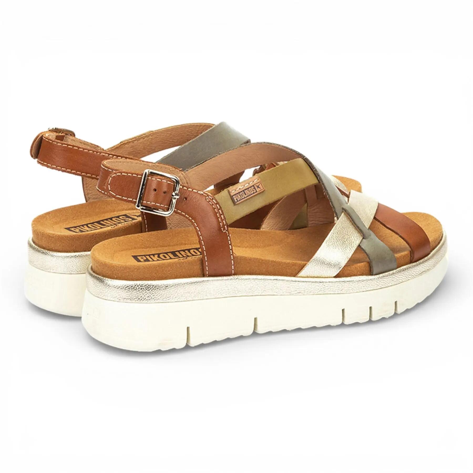 Flache Sandalen Damen Pikolinos W4n-0650 Braun 5/8