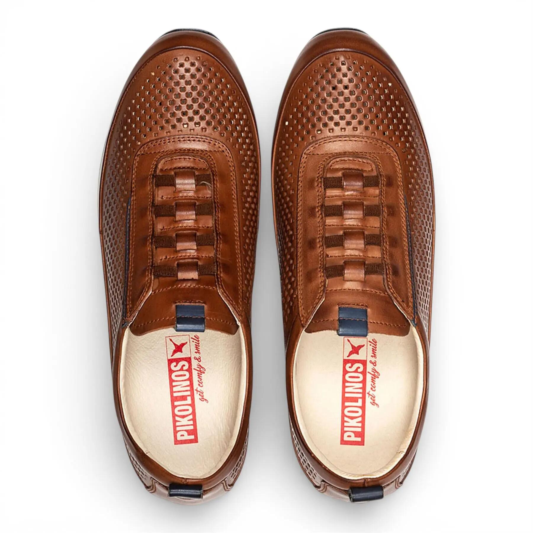 Pikolinos Mens Leather Elastic Slip-on Sneaker Trainers Shoes - Liverpool 8/8