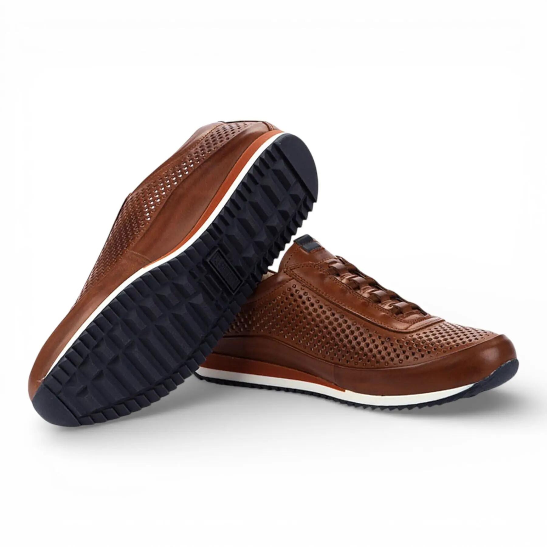 Pikolinos Mens Leather Elastic Slip-on Sneaker Trainers Shoes - Liverpool 7/8