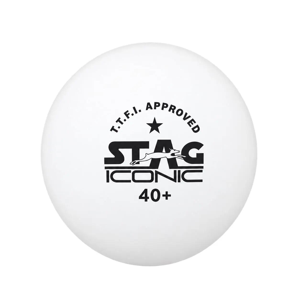 STAG Iconic 1-Star TT Balls, 40+mm, Pack of 12 -  1
