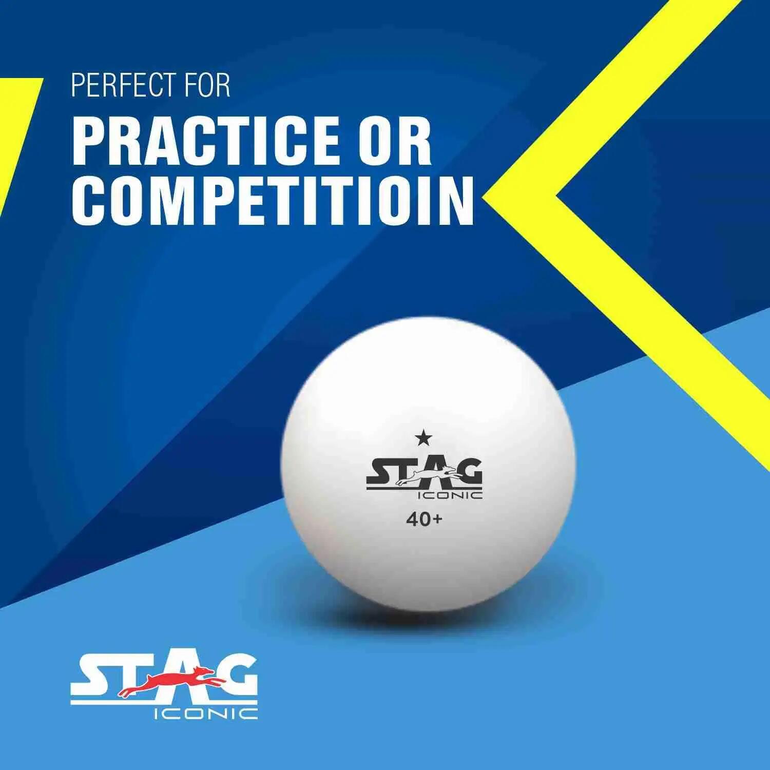 STAG Iconic 1-Star TT Balls, 40+mm, Pack of 6 -  5