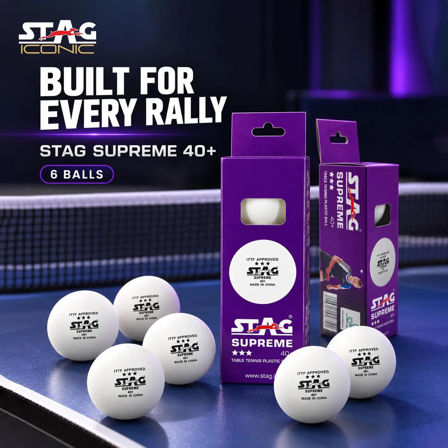 STAG Iconic Supreme TT Balls, 40+mm, Pack of 6 -  4