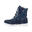Chaussures d'hiver enfants Skanden étanches bleu marine/bleu moyen