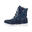 Winterschuhe Kinder Skanden wasserdicht Marineblau/Mittelblau