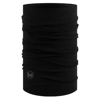 Sciarpa Buff in lana merino di peso medio blu melange