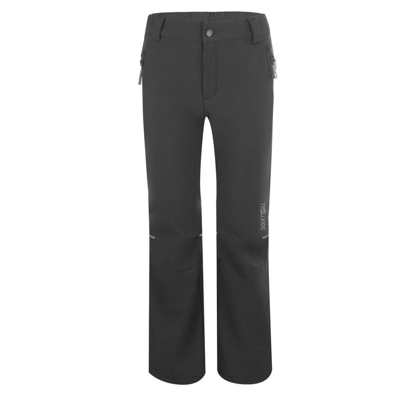 Kinder Softshell Hose Hemsedal Anthrazit