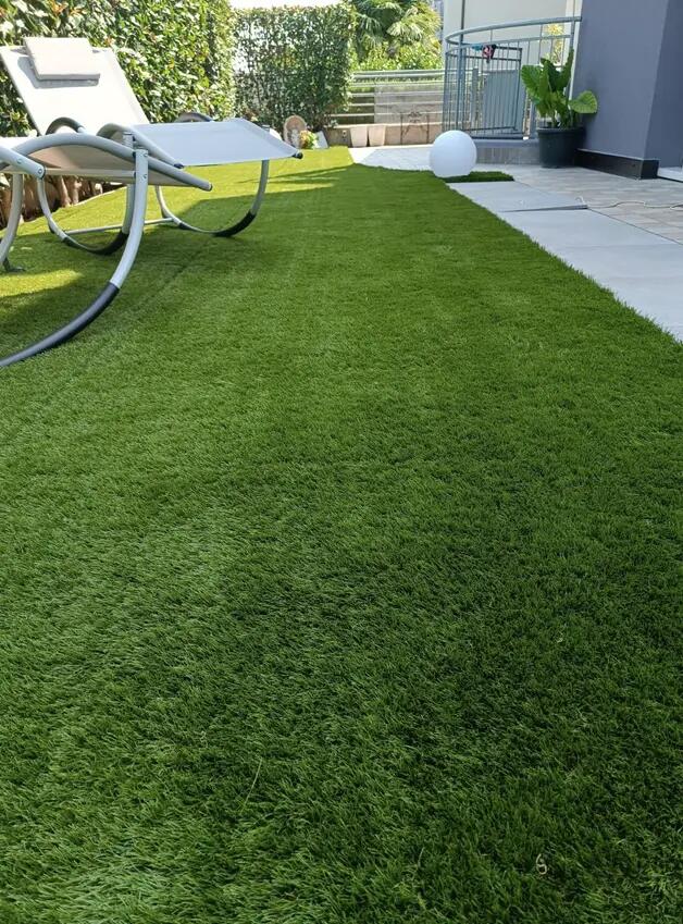 Tapete de césped sintético de 40 mm 2x10 m para suelos de gimnasio 20 m² 4/14