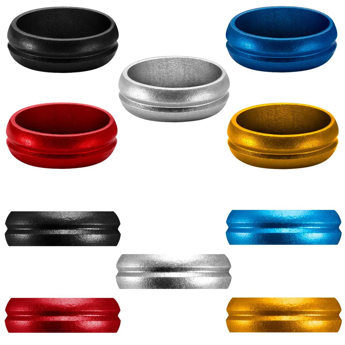 F-Lock Rings - kroužky na násadky - 3 ks - gold 2/7