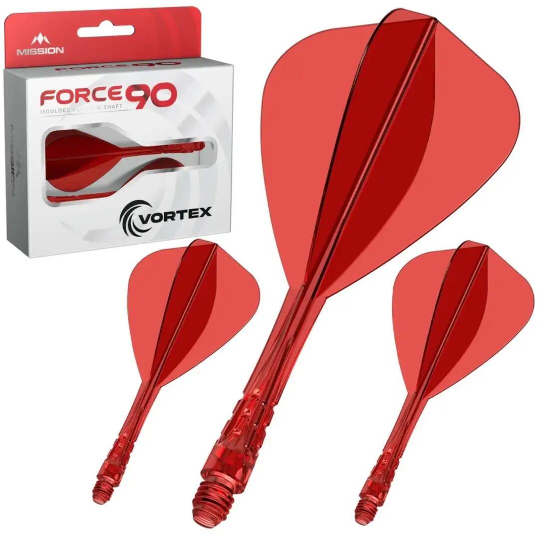 Letky Force 90 Vortex - Kite - Medium - Clear Red F5040 2/7