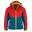 Kinder Jacke Kristiansand Wasserabweisend Rostrot/Blau